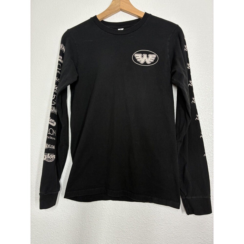 Waylon Jennings Shirt Mens XS Black Long Sleeve Graphic Tee Tultex Country Music - Picture 3 of 13